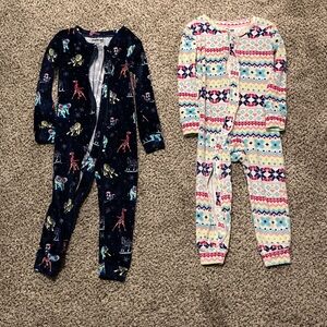 Pair of pajamas fleece Footless